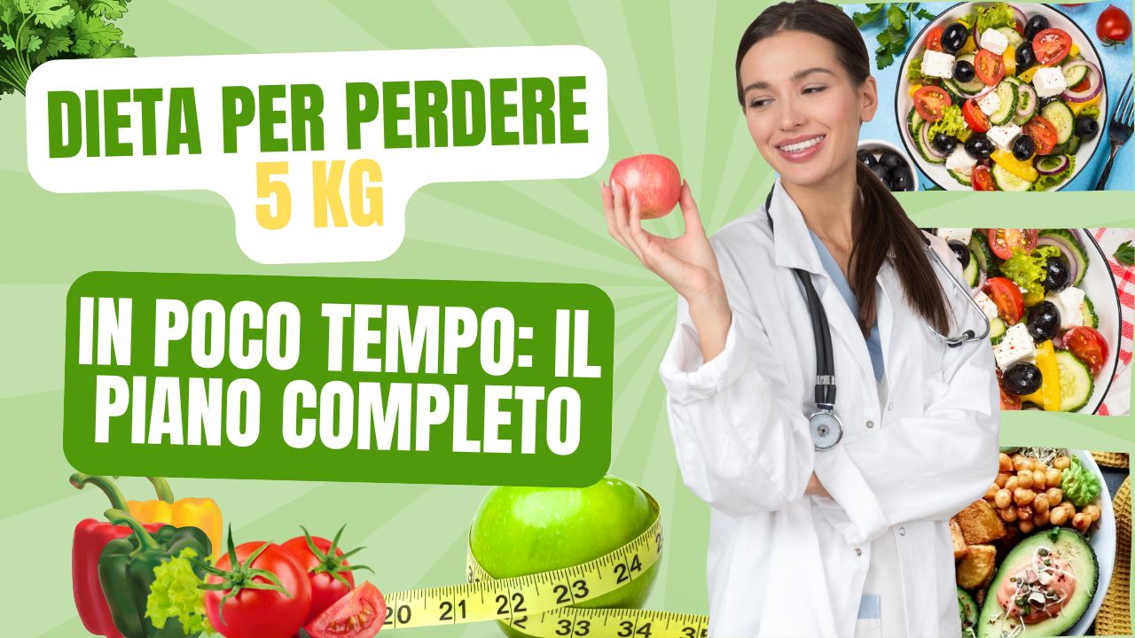 dieta per perdere 5 kg